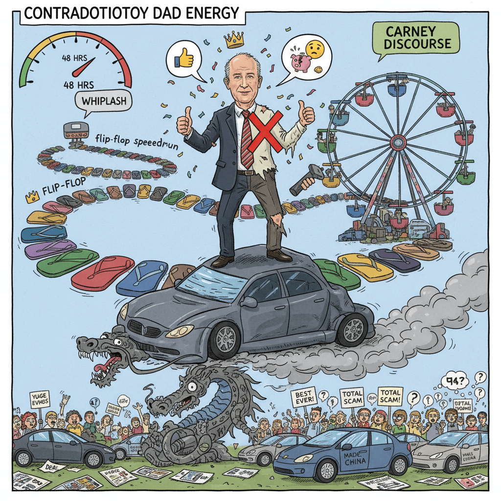 praised then destroyed a guy's ad in 48hrs, now wishy-washy on deals lmao