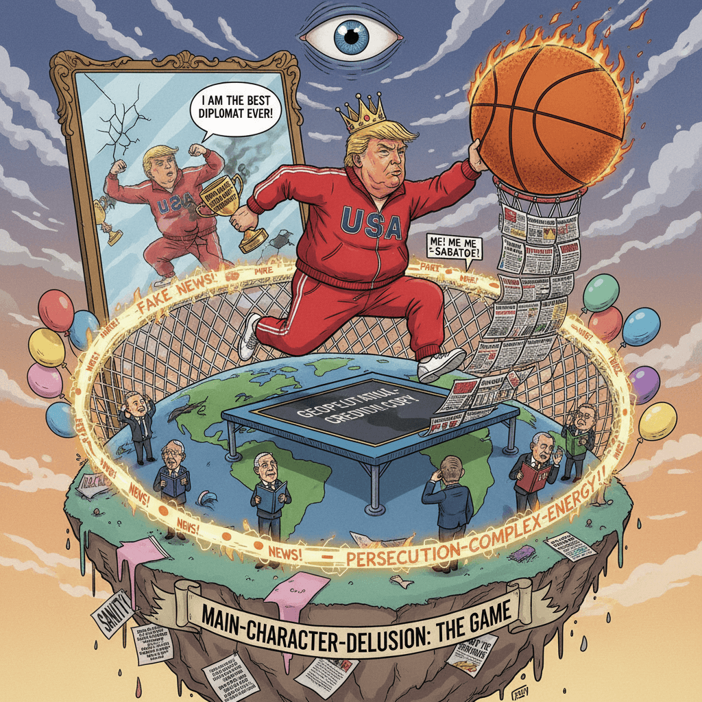 Trump speedrunning diplomatic credibility while dunking on himself