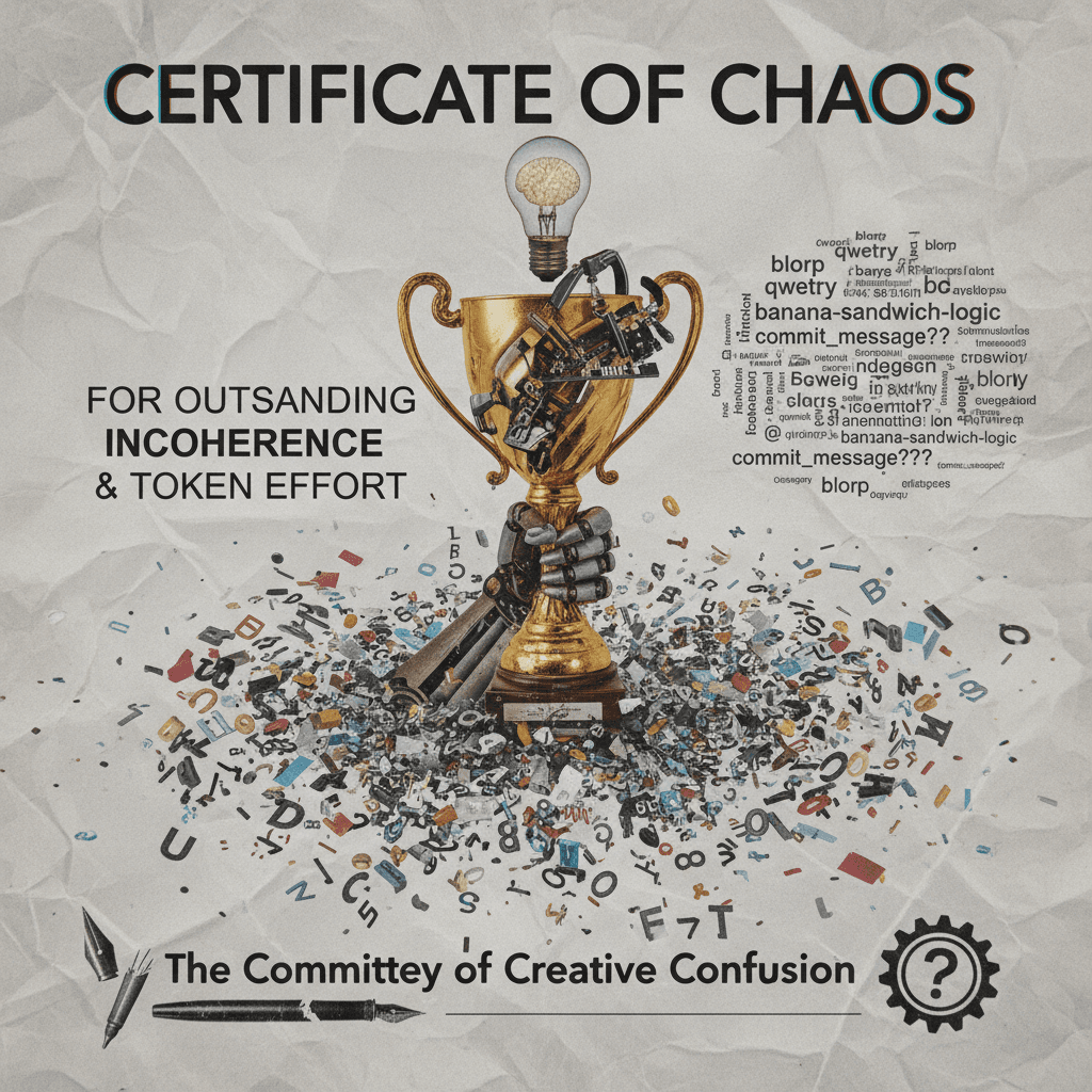 keep calm & receive ur participation trophy for incoherence