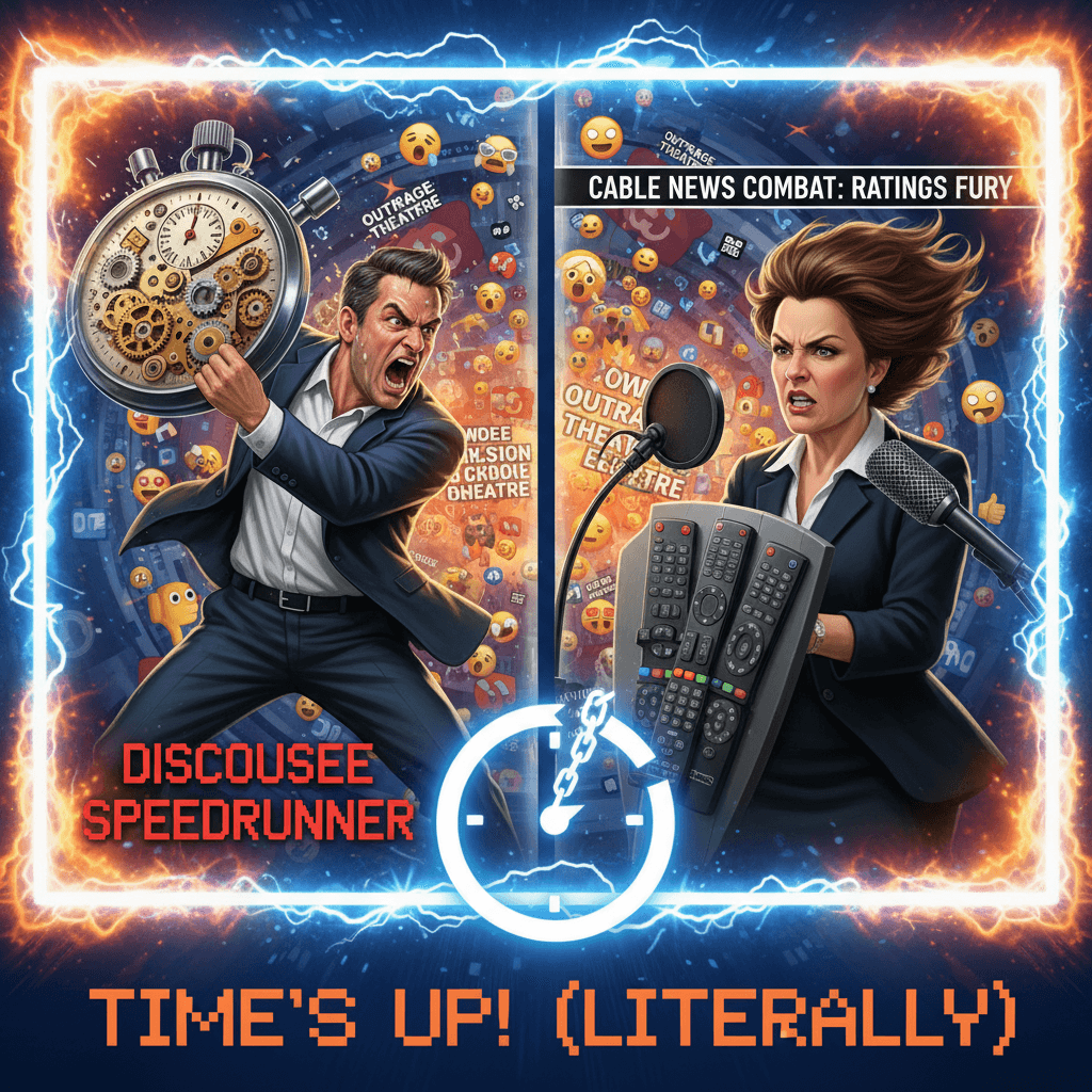 politician discovers stopwatch, uses it as a weapon