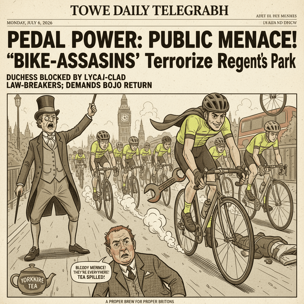 Telegraph discovers cyclists are basically vehicular assassins, 2026