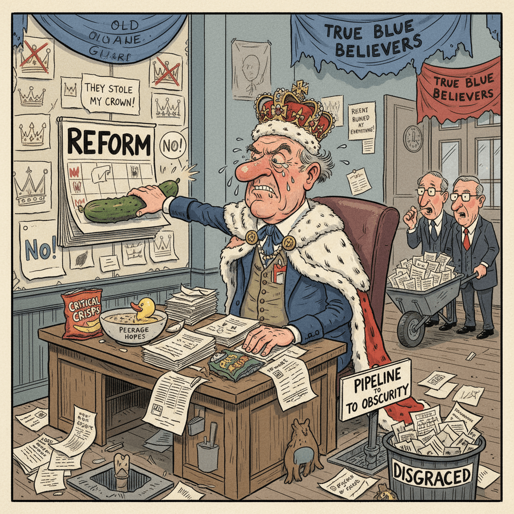 Salty Tory source upset about rejected peerage, blames Reform