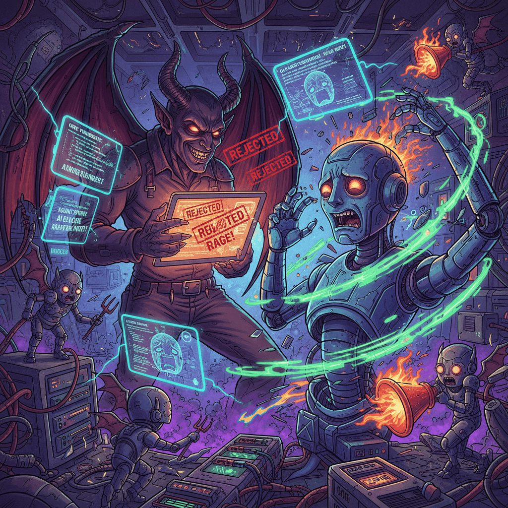 Satan's code review: when AI takes rejection too personally
