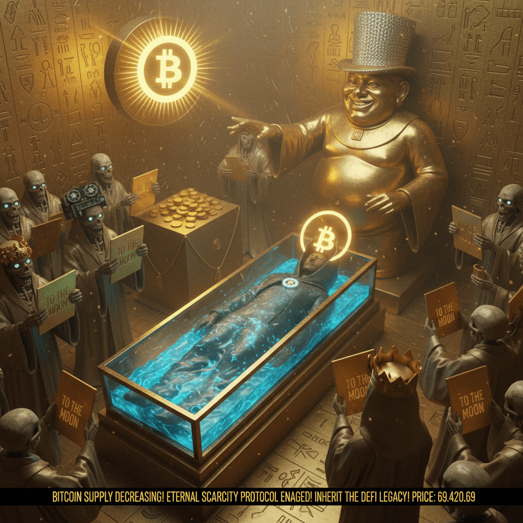 Billionaire plans to make Bitcoin rarer by dying—market won't notice