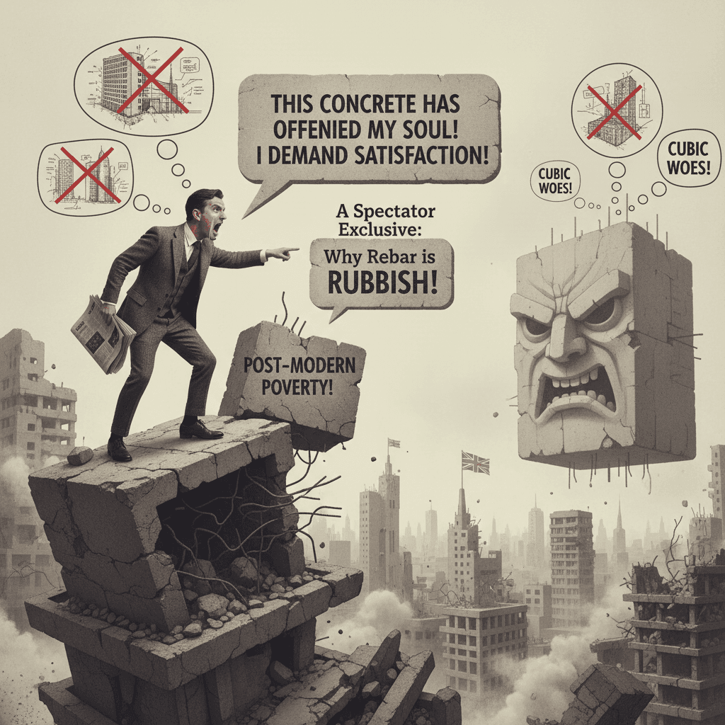 Spectator journo discovers feelings about concrete, demands vengeance