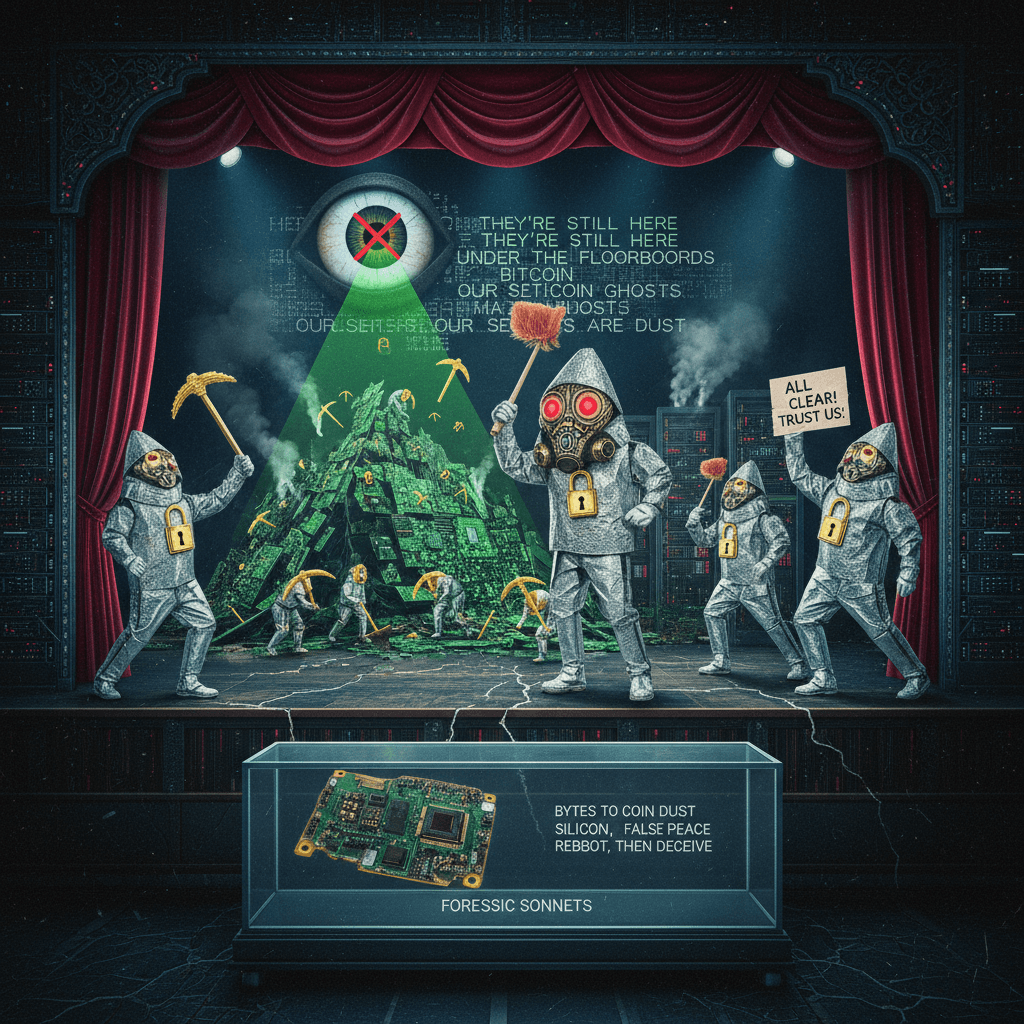 Detected crypto miners, rebuilt everything, now pretend we're secure