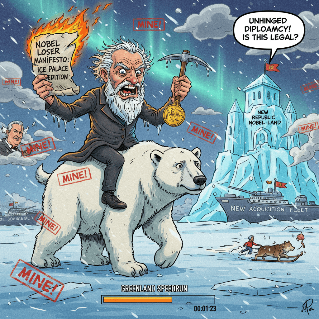 rejected nobel prize turns into arctic real estate manifesto