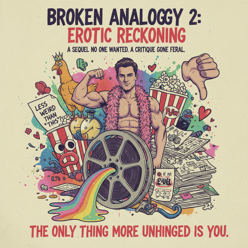 Somehow made homoeroticism the least weird part of the review