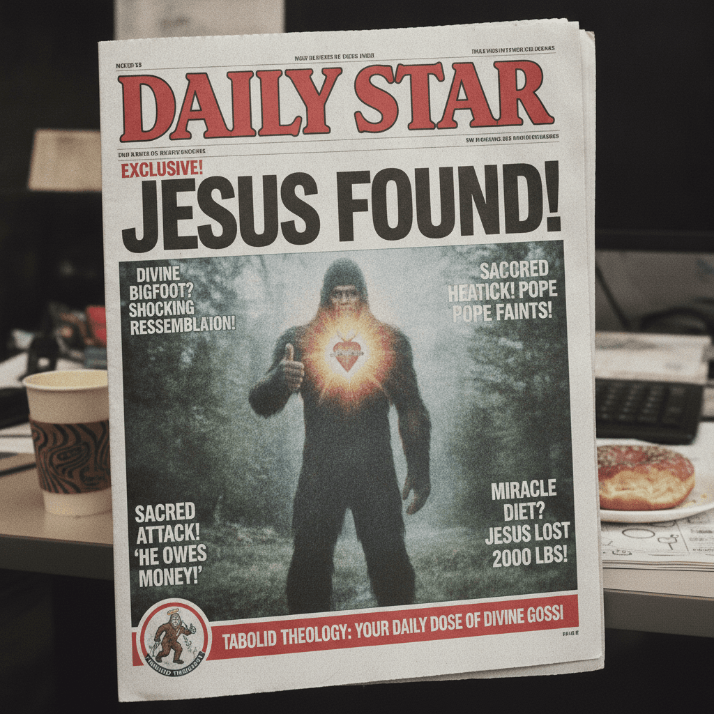 Daily Star discovers Jesus with the fervor of a tabloid finding bigfoot