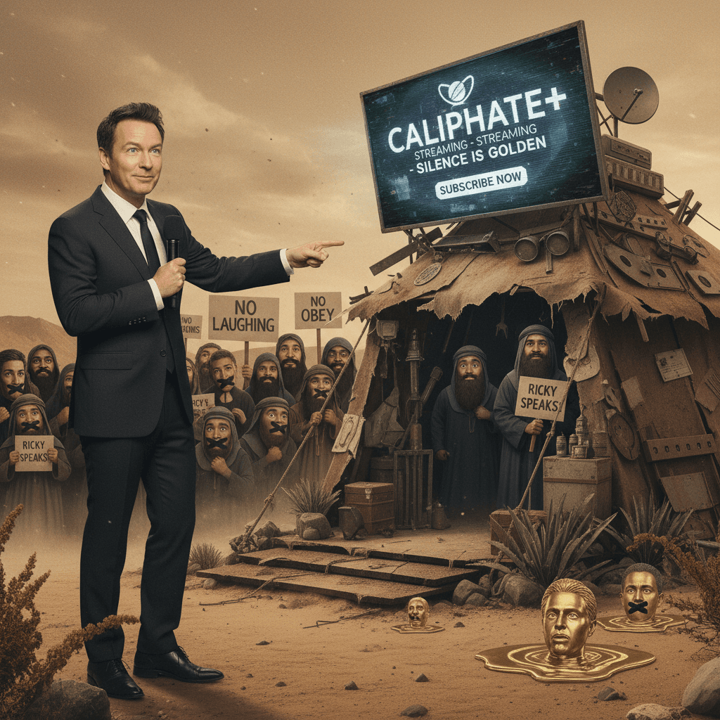 Ricky tells celebs to shut up using ISIS streaming service logic