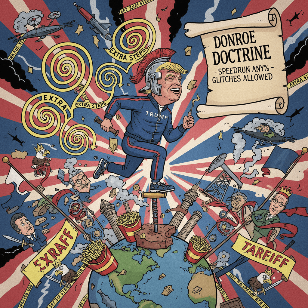 Donroe Doctrine: Trump speedruns American imperialism with extra steps