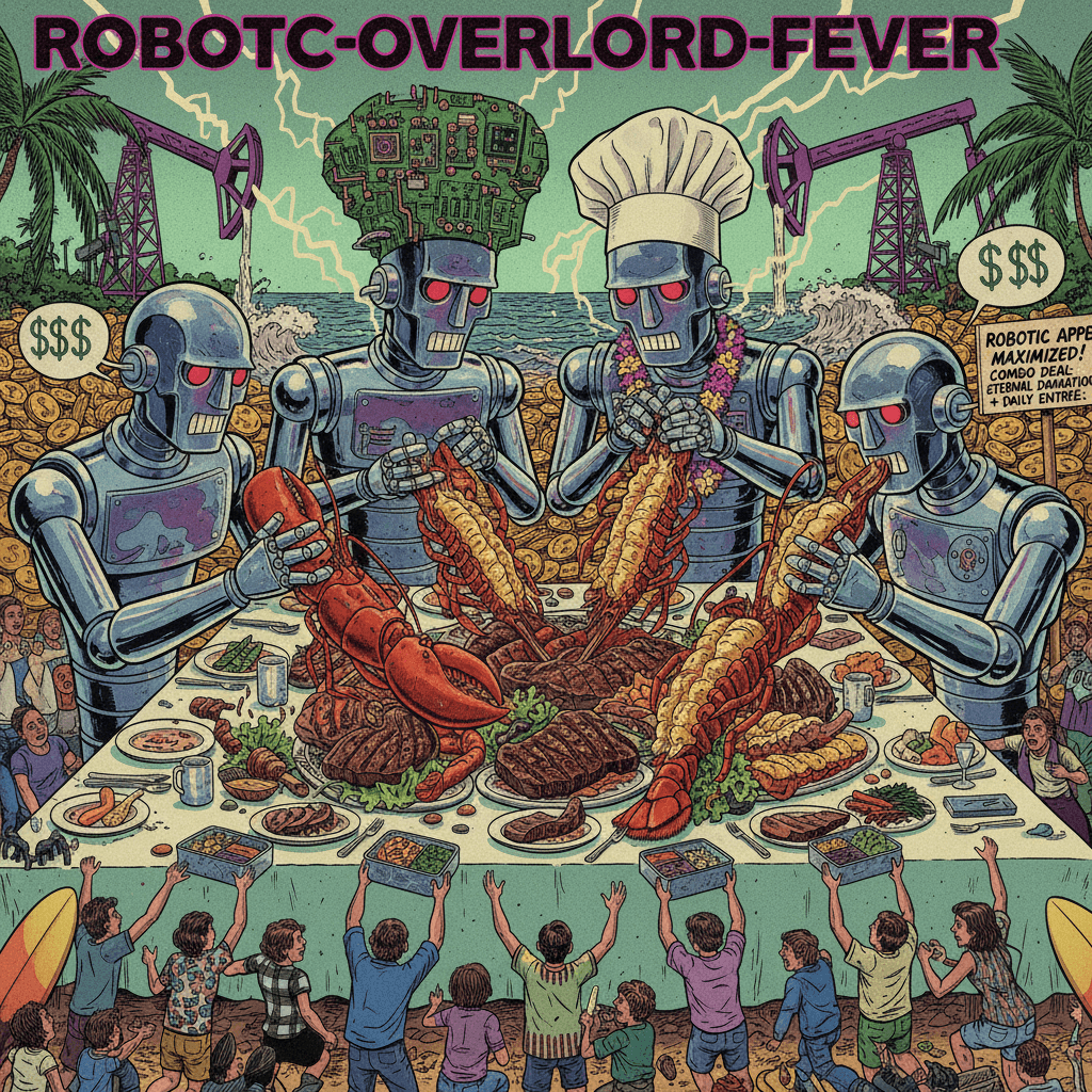 robot overlords want your souls AND your lunch special