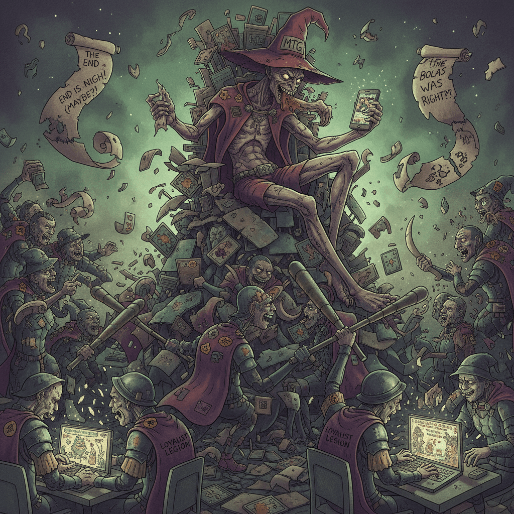 MTG admits the cult is eating itself, frames collapse as prophecy