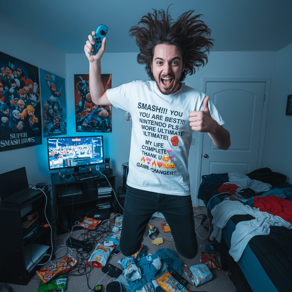 guy likes smashing things, grammar takes backseat to passion