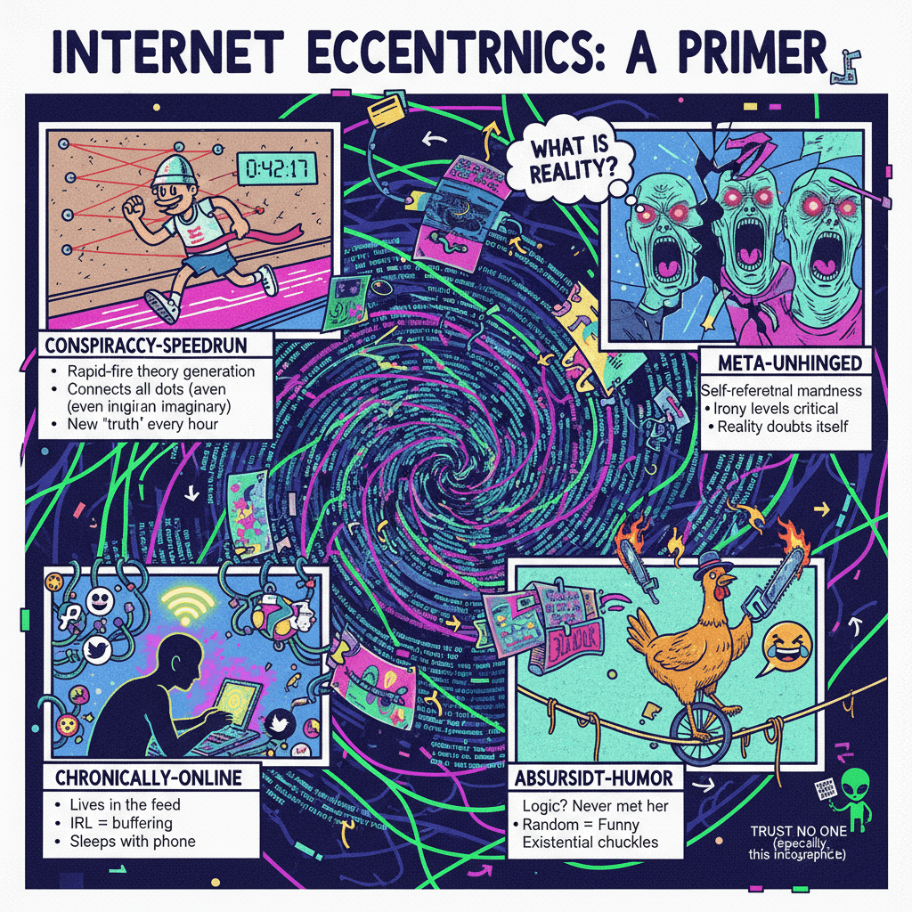 broke: old conspiracies. woke: we need new ones cuz those worked lol