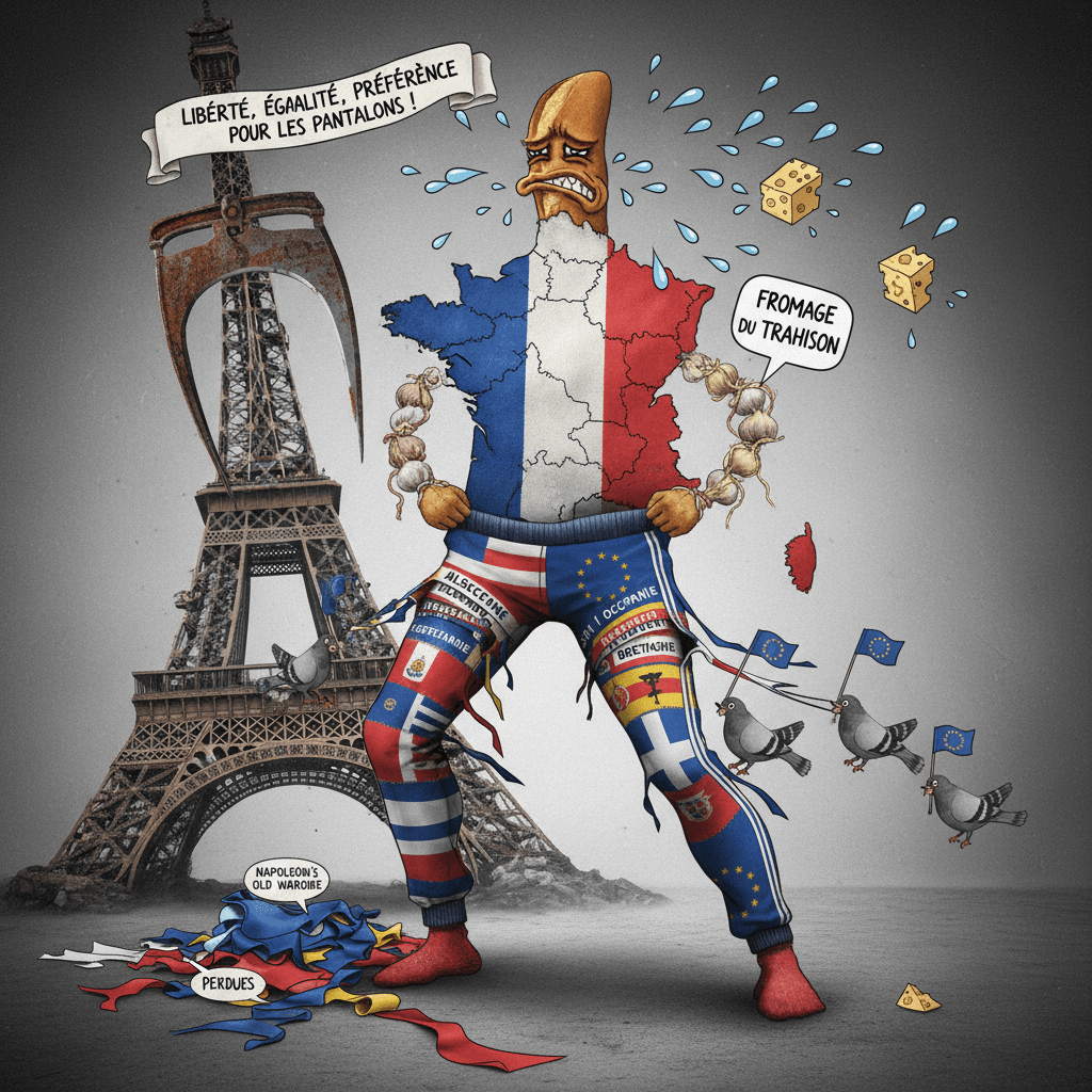 France but make it tear-away pants edition