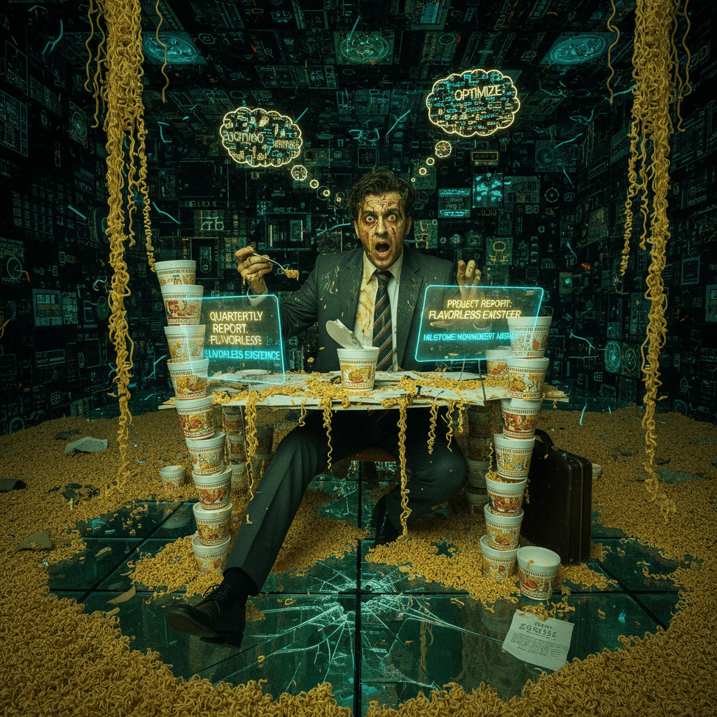 exec loses personality, finds only instant noodles in the void