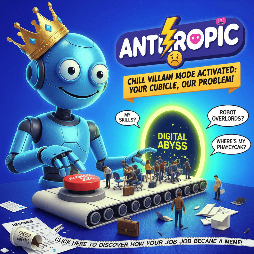 Anthropic's chill villain arc: casually automating jobs with a crown