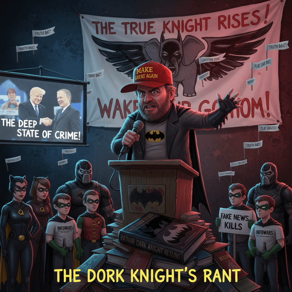 man-child detected: batman meets maga in the dorkest timeline