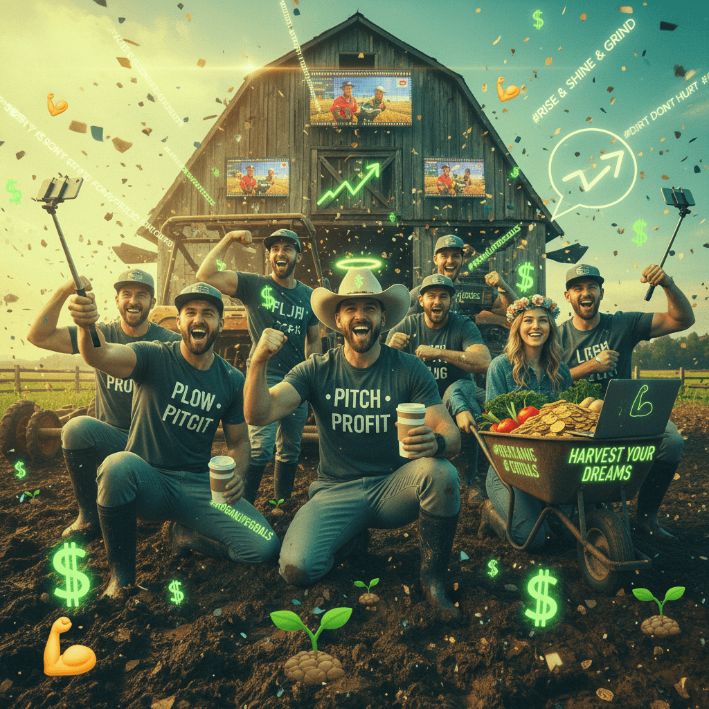 hustle culture discovered TikTok, immediately fetishized rural labor