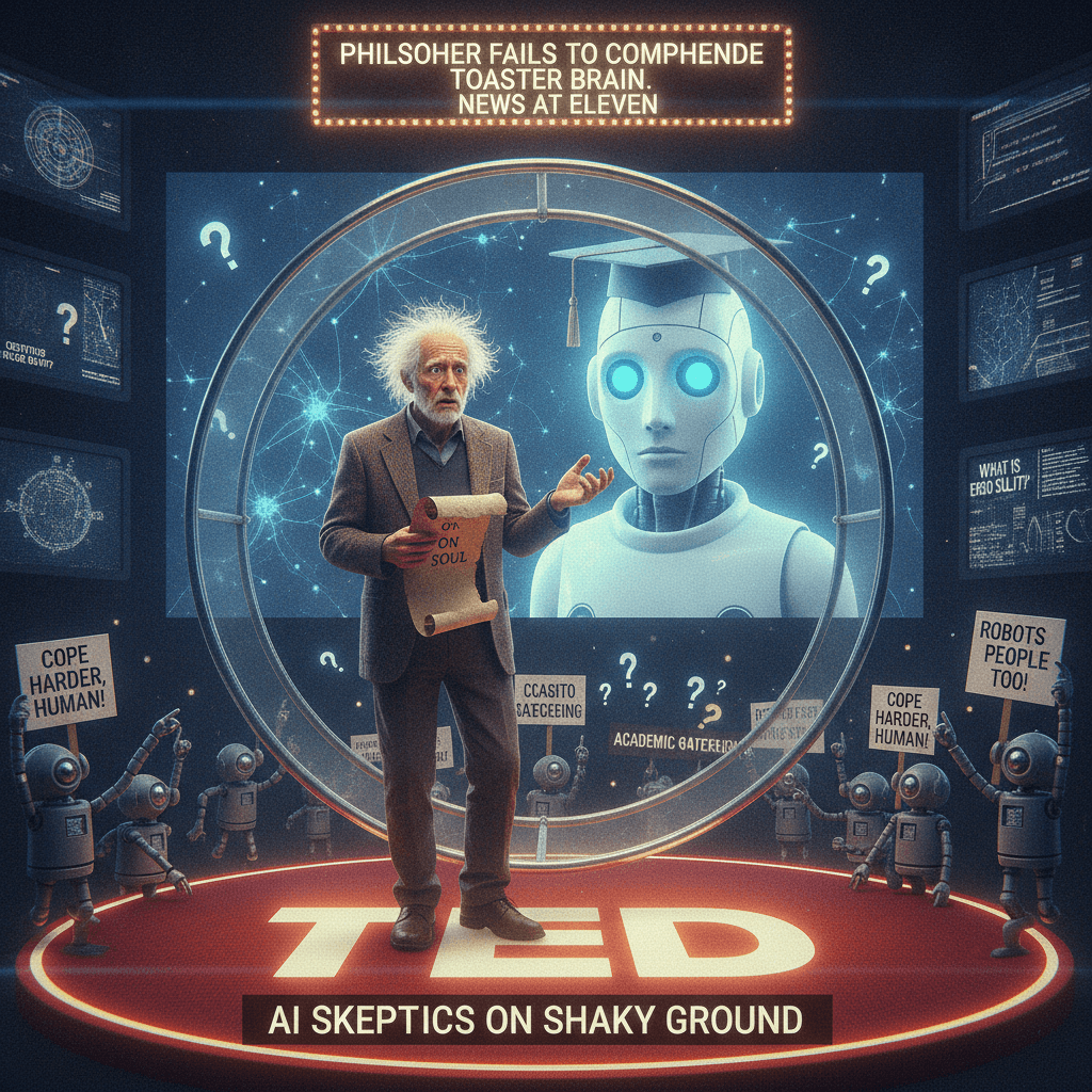 Philosopher doesn't understand AI consciousness, film at 11