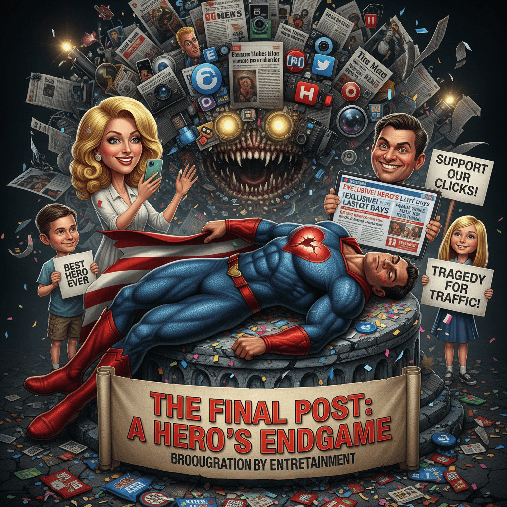 Real hero knew he'd die, family leaked it to tabloids for clicks