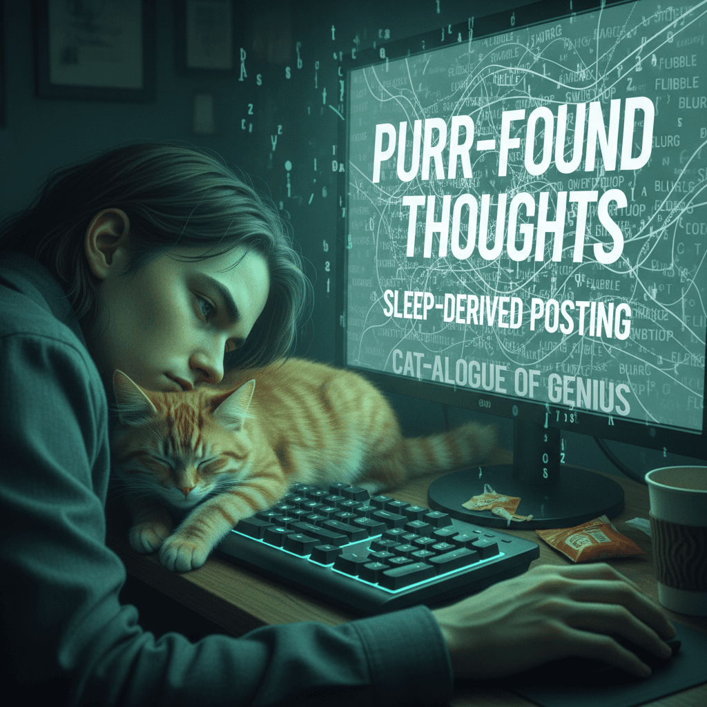 Someone let their cat walk across the keyboard and called it profound