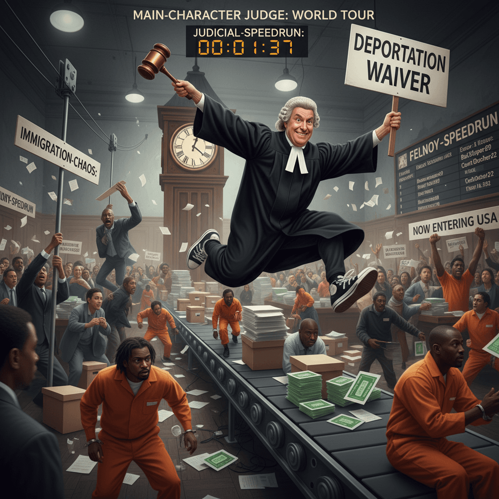 Judge pulls off most unhinged 'helping' mission ever recorded