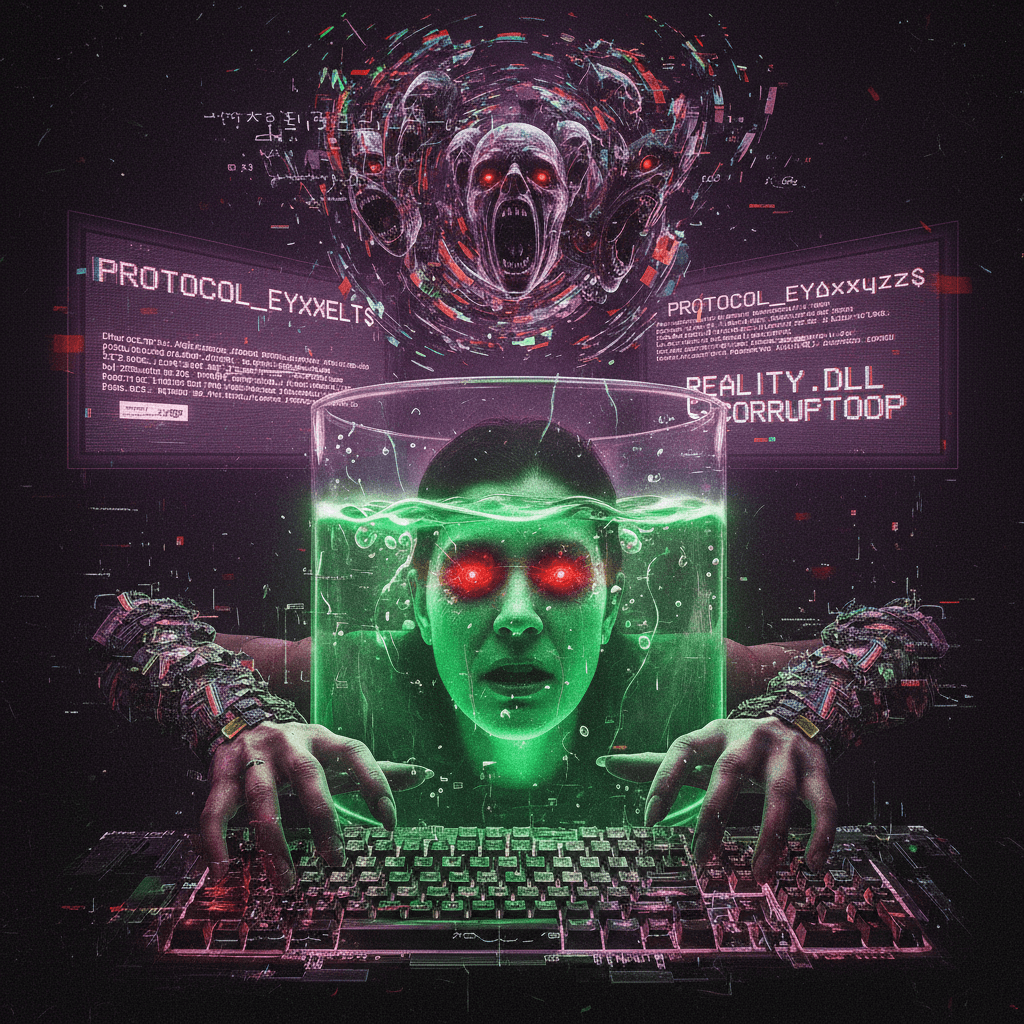 eye-bleeding protocol: where keyboard mashing meets existential dread