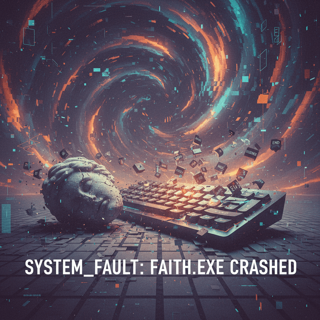 god's dead and also your keyboard stopped working mid-crisis