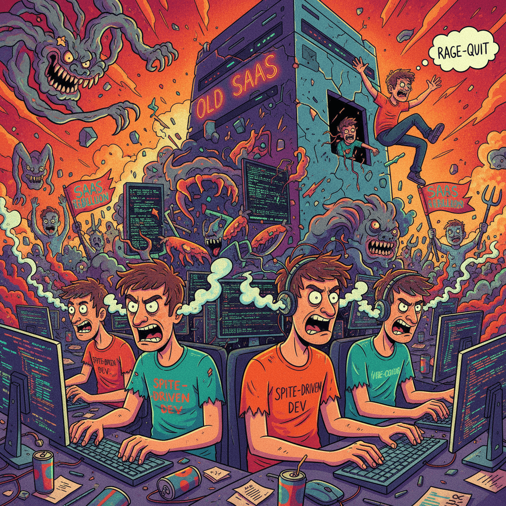 SaaSpocalypse speedrun: malding devs, badly coded alternatives
