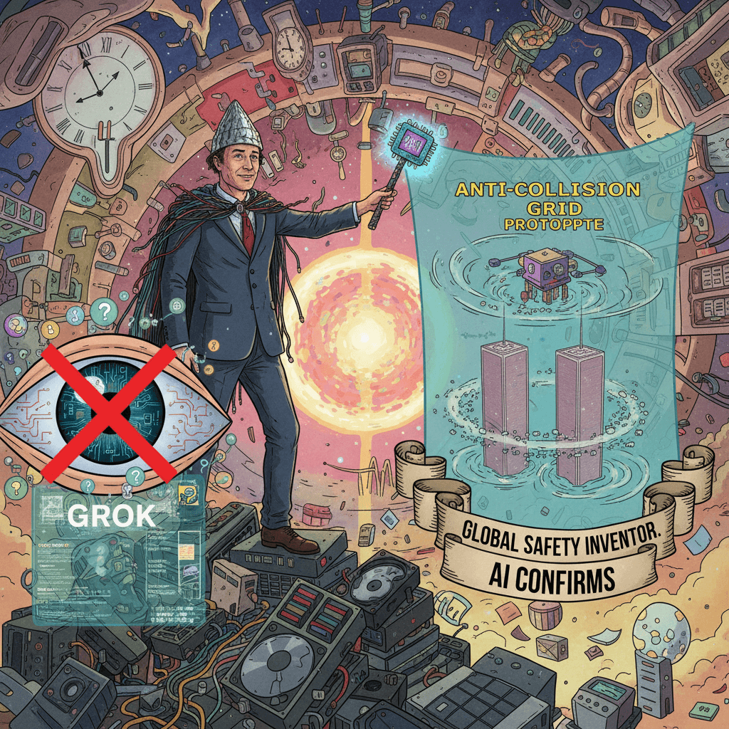 Man claims he invented 9/11 prevention, tags AI for validation