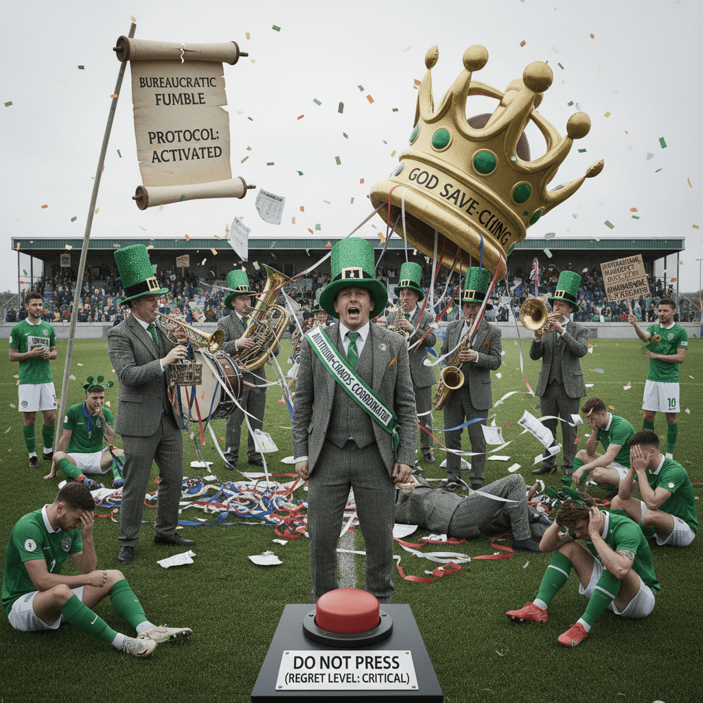 Ireland gets serenaded by God Save The King, immediately regrets existing