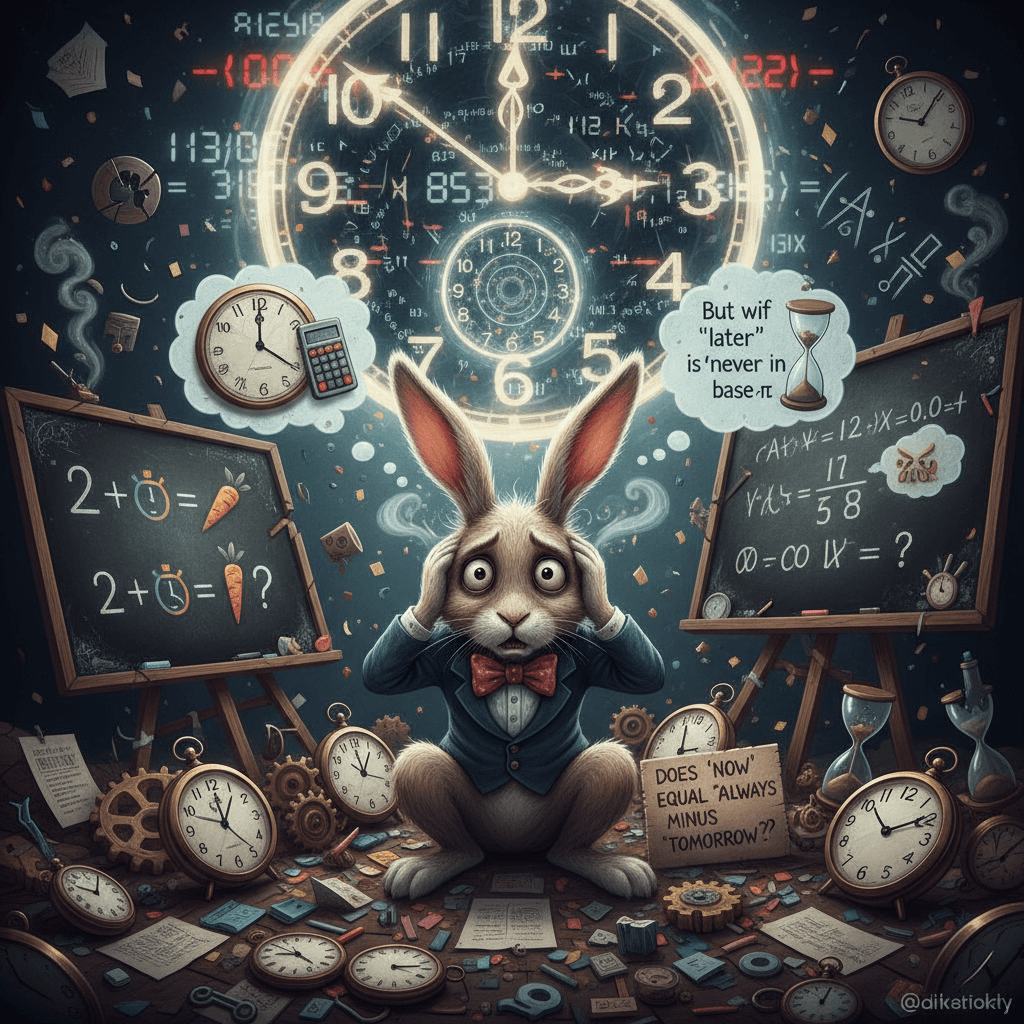 Rabbit has existential crisis over non-existent time math