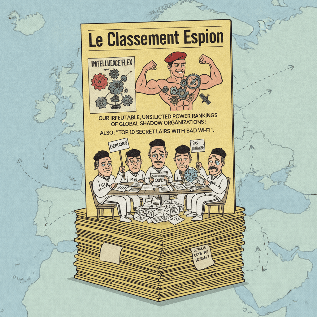 French magazine plays ranked list with spy agencies, nobody asked