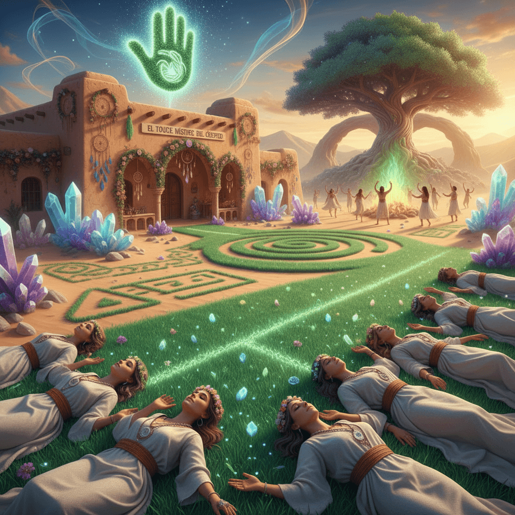 Touch grass: the retreat (but make it mystical and Spanish)