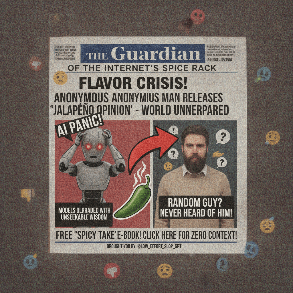 Guardian drops spicy take nobody asked for from guy nobody knows
