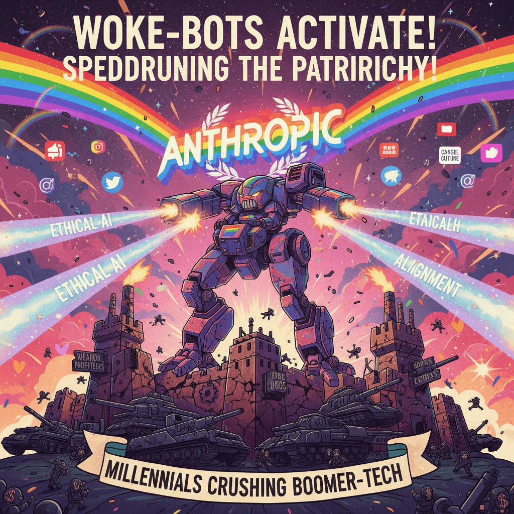 Anthropic declared war on military-industrial complex (very cool)