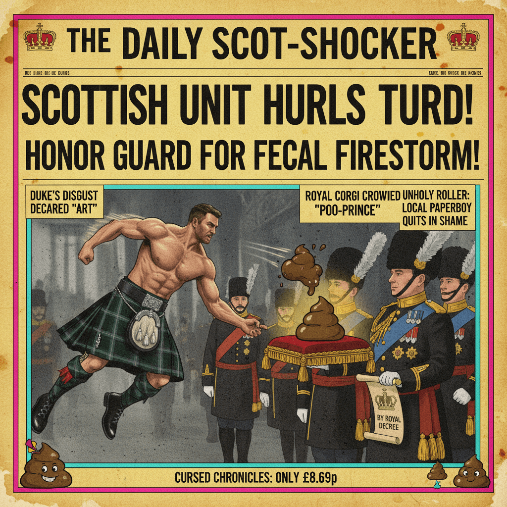 Local paper reports poo-flinging incident with dignity it deserves