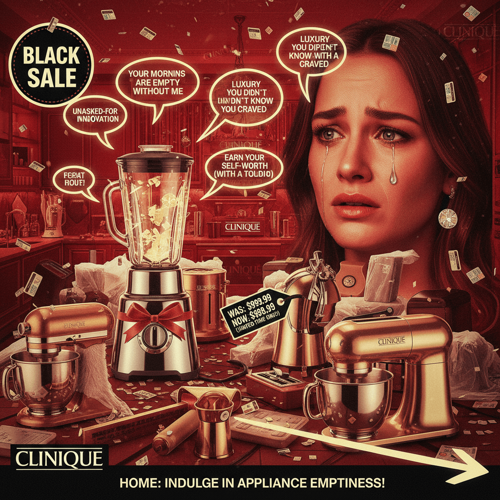 Clinique whispers sweet nothings about kitchen appliances nobody asked for