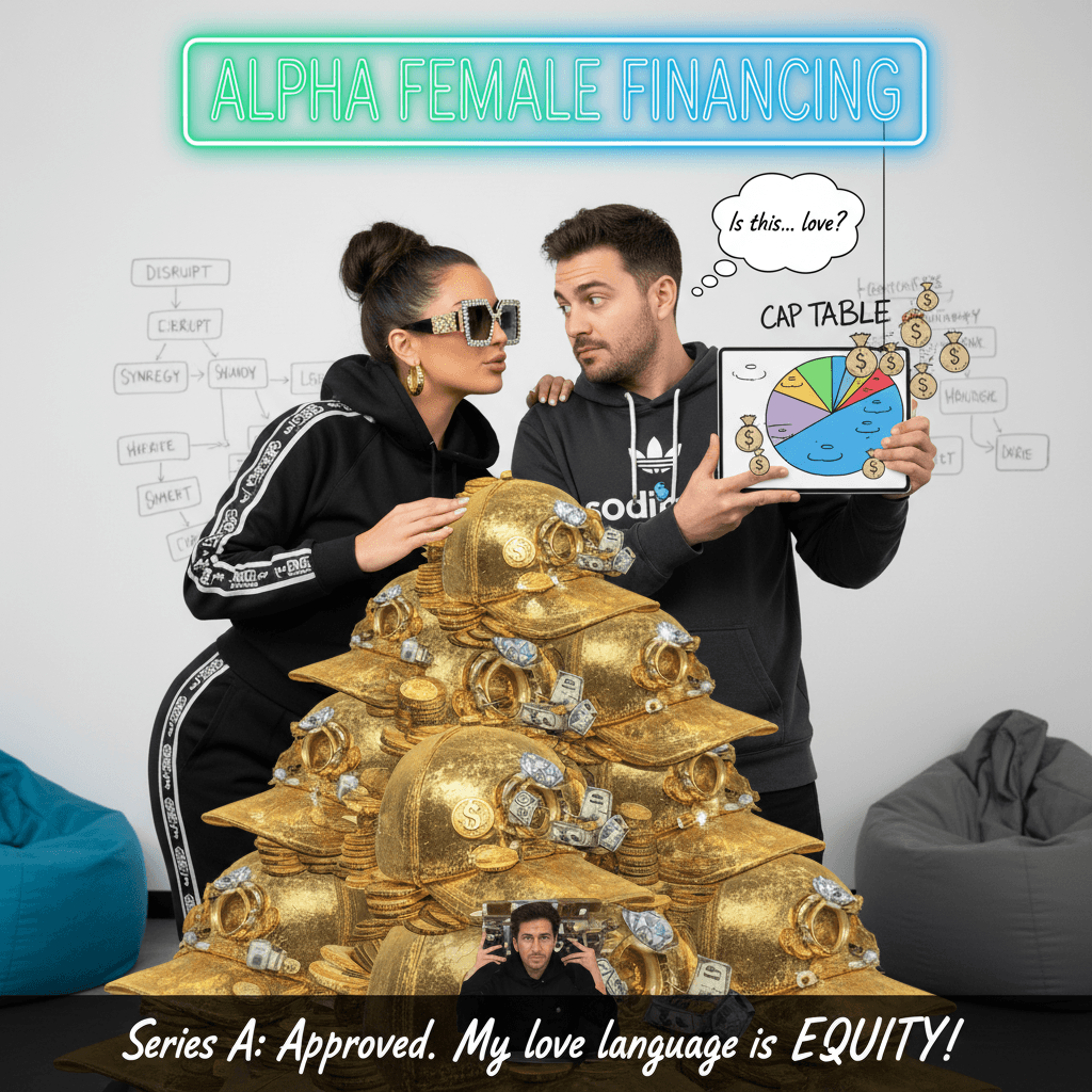 she only loves you when your cap table is looking thicc