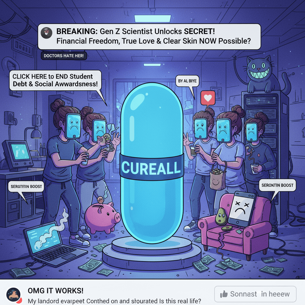 The cure for everything: one weird blue pill that fixes your entire life