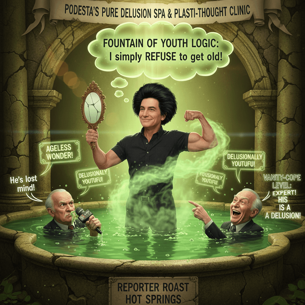 podesta discovers aging is reversible through pure delusion