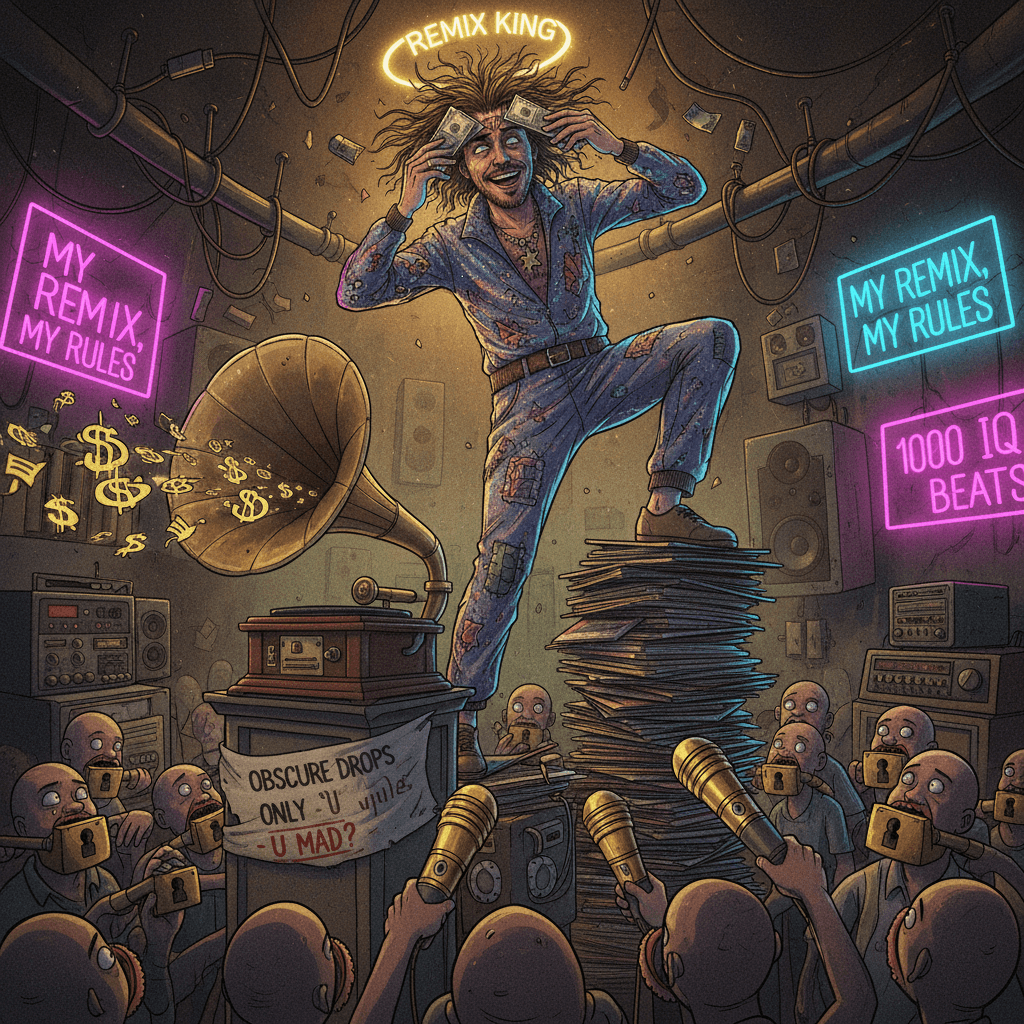 broke producer puts $1000 on obscure remix knowledge nobody asked for