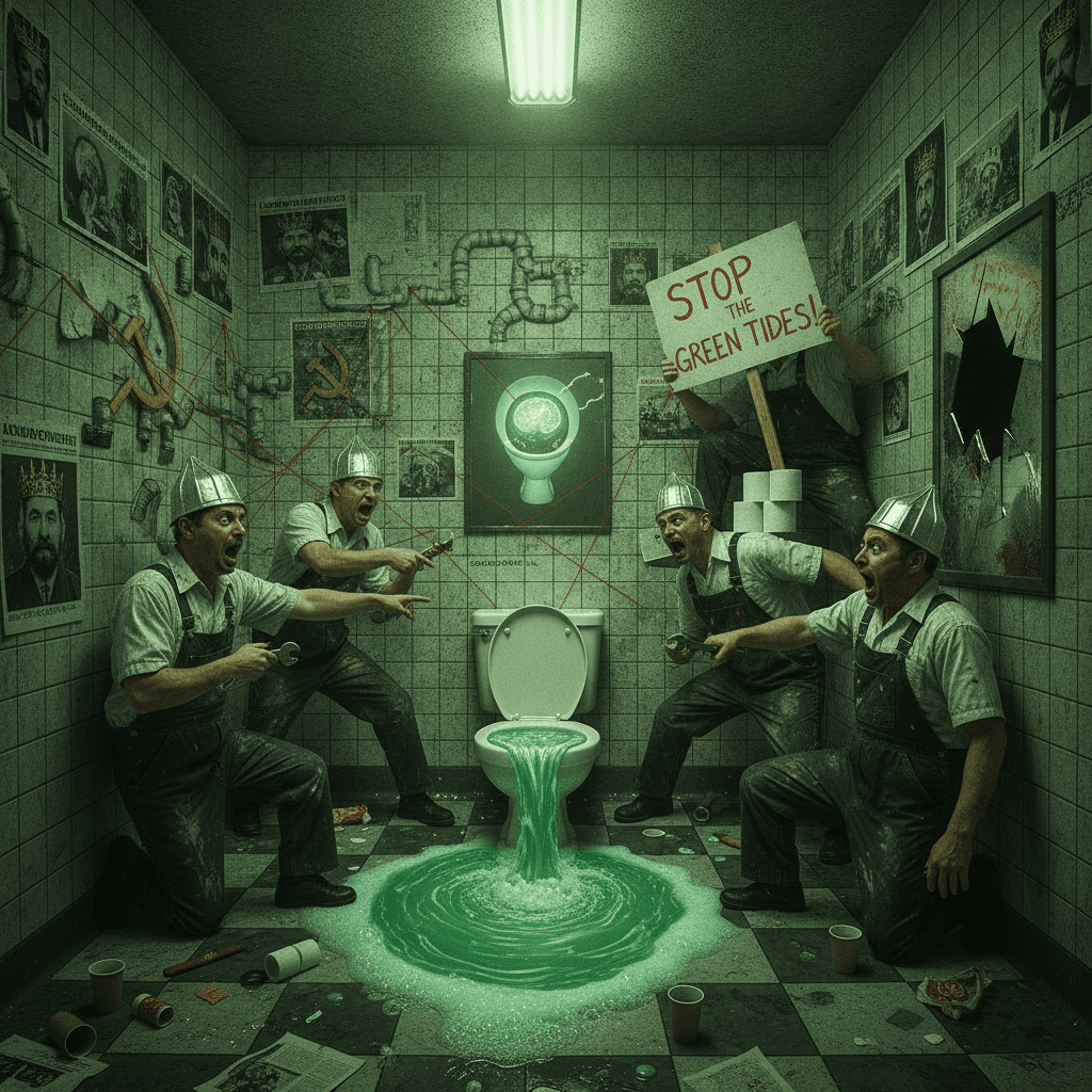 leftist toilet water agenda strikes fear into plumbing discourse