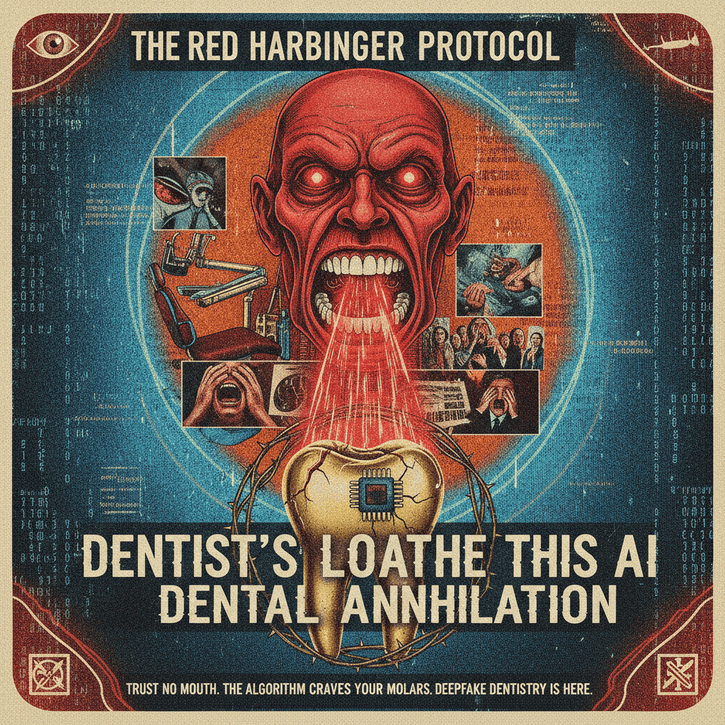dentists hate this one weird trick: deepfake red-face AI scaremongering