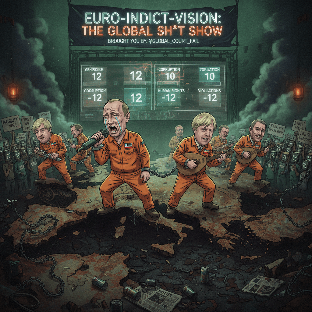 Eurovision but everyone's indicted: a geopolitical fever dream