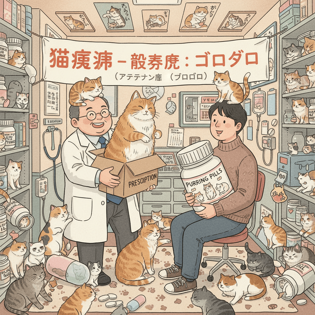 Doctor prescribed me a cat. Side effects include purring.