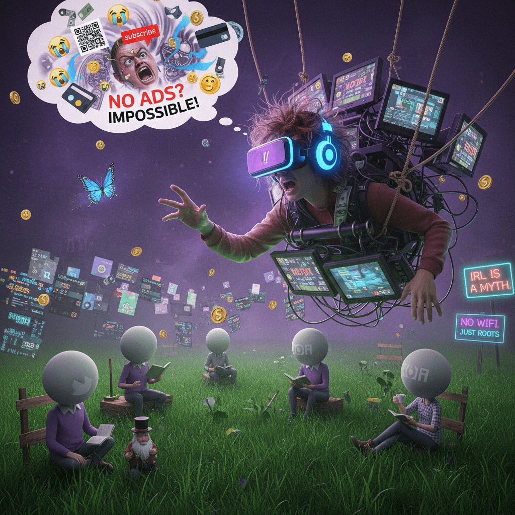 streamer can't fathom normal people existing without ad revenue