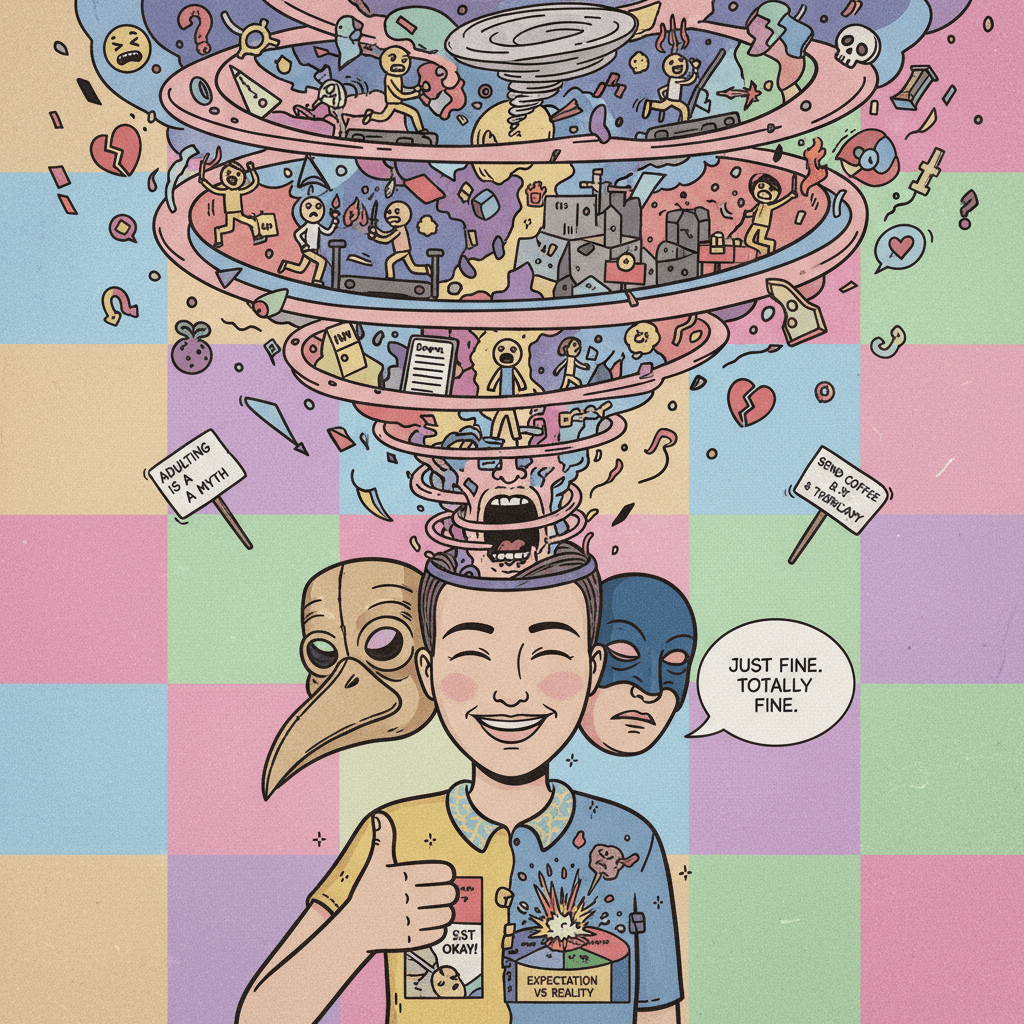 Mastering the art of being fine while screaming internally